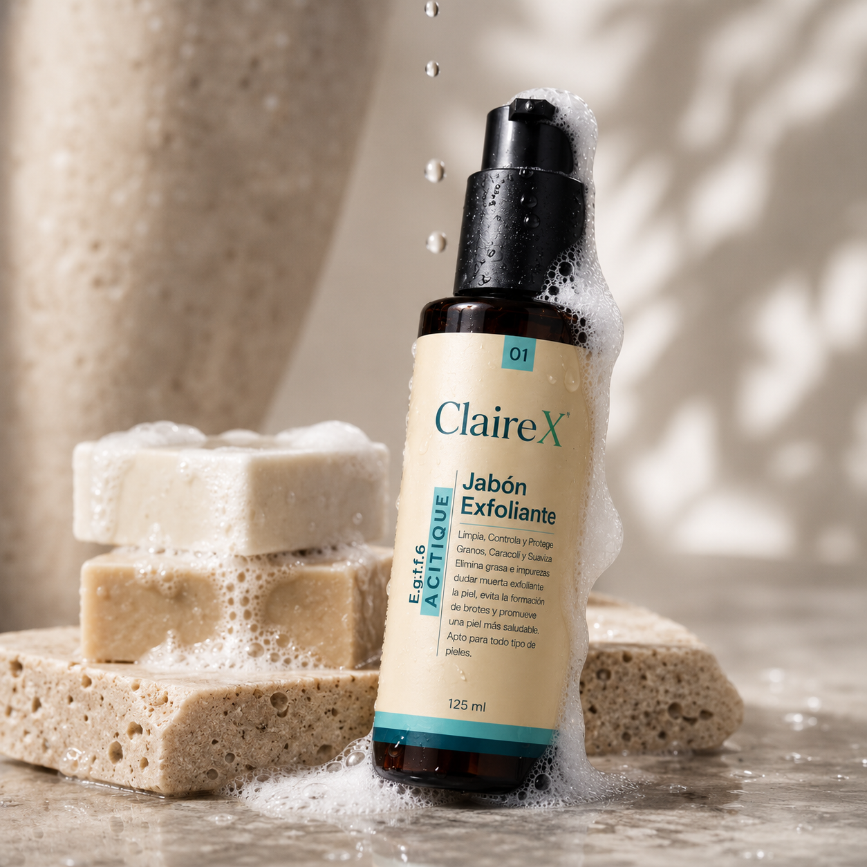 Jabón exfoliante 125 ml